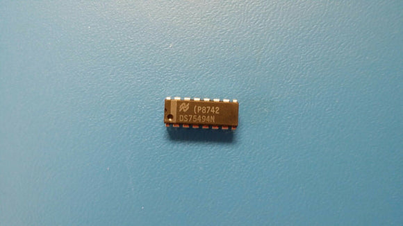 (2 PCS) DS75494N IC,LED DISPLAY DRIVER,COMMON-CATHODE,BIPOLAR,DIP,16PIN,PLASTIC