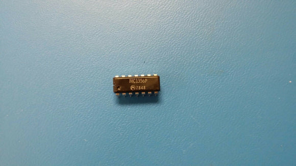 (1 PC) MC1356P MOT FM DETECTOR AND LIMITER IC 14PIN PLASTIC DIP