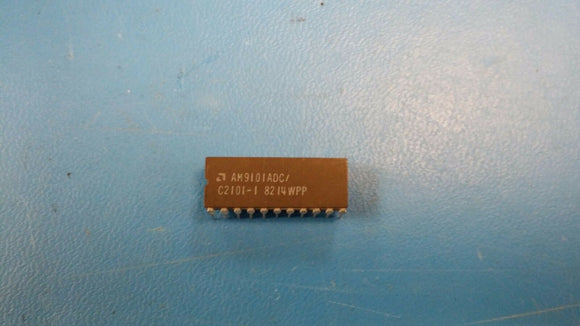 (1 PC) AM9101ADC/C2101-1 AMD 256X4 STANDARD SRAM, 500ns, CDIP22