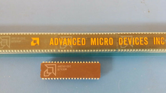 (2 PCS) AM2901CDC AMD 4-BIT, BIT-SLICE MICROPROCESSOR, CDIP40