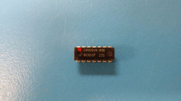 (2 PCS) DM9094N MC856P NSC IC,FLIP-FLOP,DUAL,J/K TYPE,STD-TTL,DIP,14PIN,PLASTIC