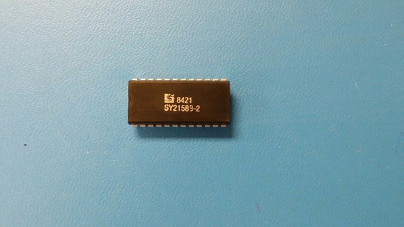 (2 PCS) SY2158B-2 SYNERTEK IC 1024 X 8 STATIC RAM 200ns 28 PIN PLASTIC DIP