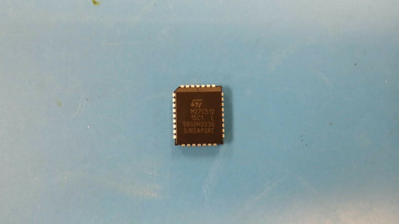 (10 PCS) M27C512-15C1 STMICRO IC 64KX8 OTPROM, 150ns, PLCC32
