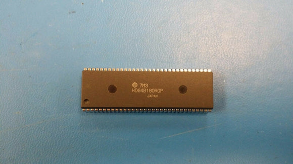 (1 PC) HD64B180R0P HITACHI 8-BIT 6.17MHz MICROPROCESSOR PDIP64