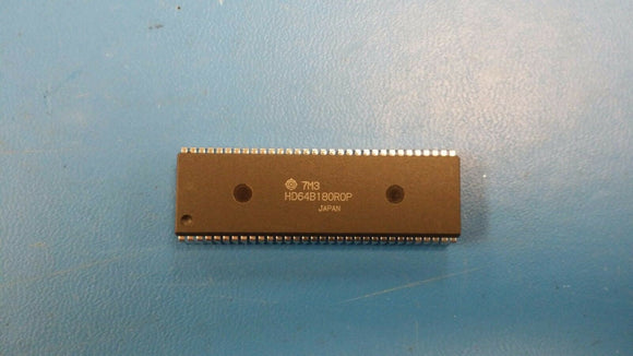 (1 PC) HD64B180R0P HITACHI 8-BIT 6.17MHz MICROPROCESSOR PDIP64