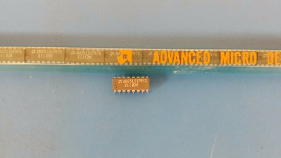 (2 PCS) AM25LS174PC AMD JBAR-KBAR FLIP-FLOP PDIP 16PIN