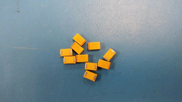 (10 PCS) TPSD107K016R0125 AVX Tantalum Capacitors - Solid SMD 100uF 16V 10% CASE