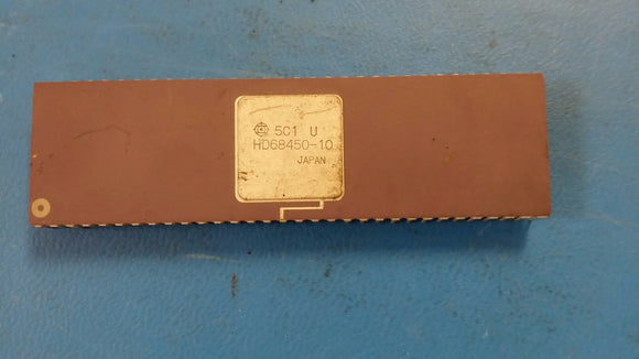 (1 PC) HD68450-10 HIT 4 CHANNEL(S), 10MHz, DMA CONTROLLER, CDIP64