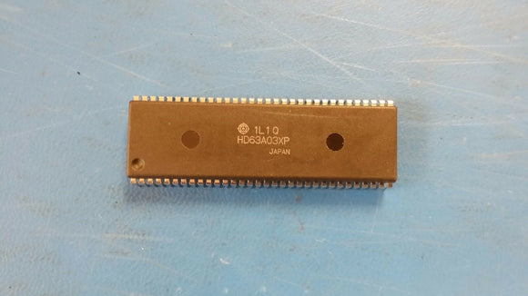 (1 PC) HD63A03XP HIT 8-BIT, 1.5MHz, MICROCONTROLLER, PDIP64