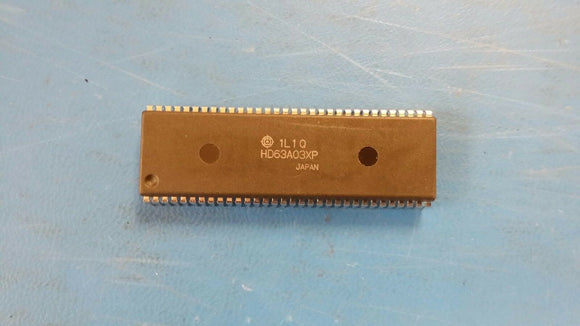 (1 PC) HD63A03XP HIT 8-BIT, 1.5MHz, MICROCONTROLLER, PDIP64