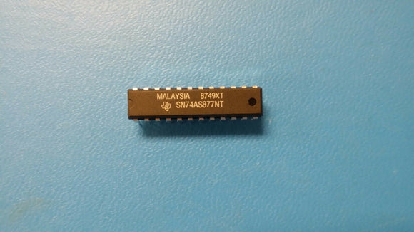 (1 PC) SN74AS877NT TI 8-BIT REGISTERED TRANSCEIVER, TRUE OUTPUT, PDIP24