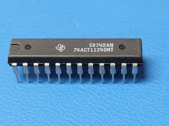 (2 PCS) 74ACT11240NT TI DUAL 4-BIT DRIVER, INVERTED OUTPUT, PDIP24