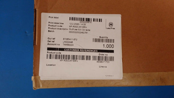 (10 PCS) MF-R300-AP BOURNS PTC Resettable Fuse 40A 30V Ammo Pack