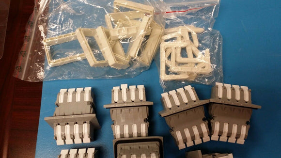 (1 PC) 828-334 WAGO 4 Position 6 AWG Feed-Through Terminal Block