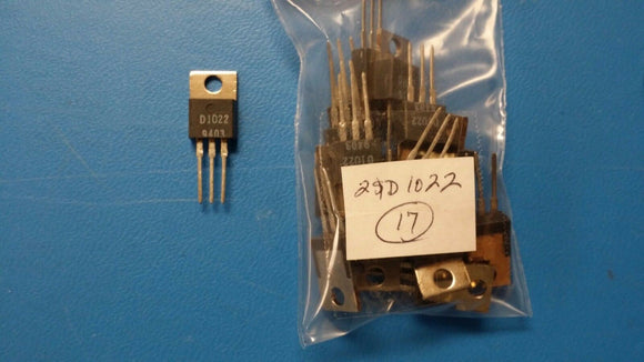 (1 PC) 2SD1022 Shindengen 5A, 100V, NPN, Si, POWER TRANSISTOR, TO-220AB