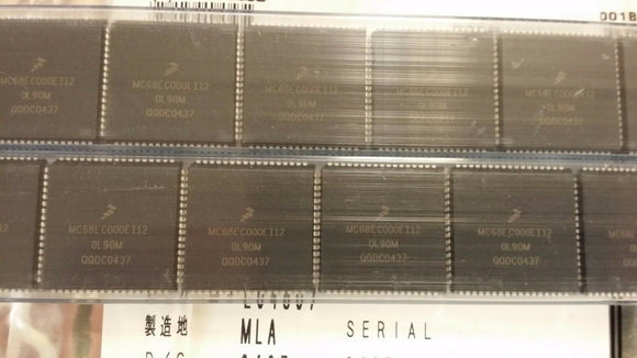 (1 PC) MC68EC000EI12 FREESCALE IC MPU M680X0 12MHZ 68PLCC PB FREE