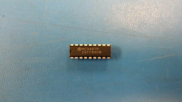 (1 PC) MC3467P MOT TRIPLE MAGNETIC TAPE AMPLIFIER IC PDIP18