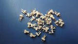 (25 PCS) 640456-2 TYCO CONN HEADER VERT 2POS .100 COPPER ALLOY TIN