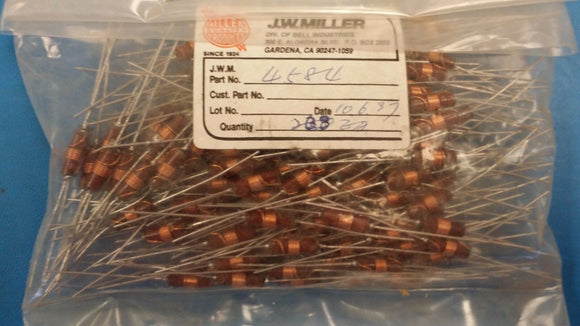 (2 PCS) 4584 JW MILLER FIXED R.F. INDUCTOR 0.22uH 10%