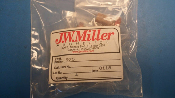 (2 PCS) 975 JW MILLER AIR CORE PRINTED CIRCUIT R.F. CHOKE 2.7mH 5%