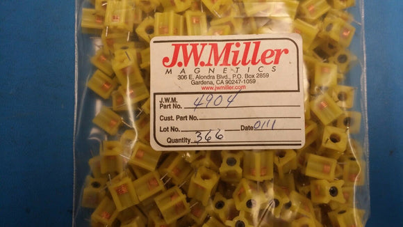 (20 PCS) 4904 JW MILLER Variable Inductors .148-.252 UH