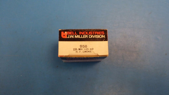 (1 PC) 956 JW MILLER UNSHIELDED IRON CORK CHOKE 10mH 47ohm 125ma
