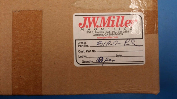 (1 PC) 8120-RC JW MILLER Common Mode Chokes / Filters 2.4 mH