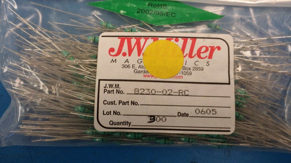 (10 PCS) 8230-02RC JW MILLER Fixed RF Inductors 0.18uH 10% ROHS