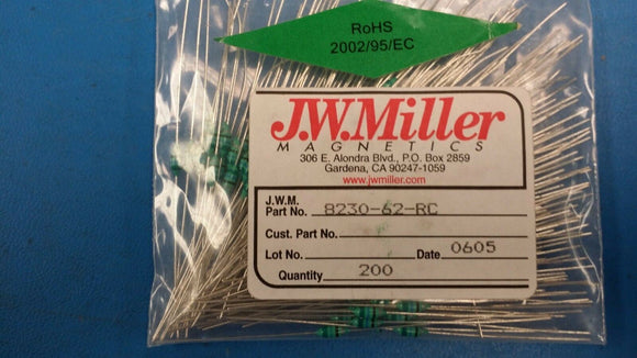 (10 PCS) 8230-62-RC JW MILLER Fixed RF Inductors 56uH 10% ROHS