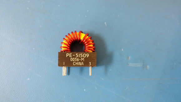 (2 PCS) PE-51509 PULSE 14µH Unshielded Toroidal Inductor 10A 9 mOhm Max Radial