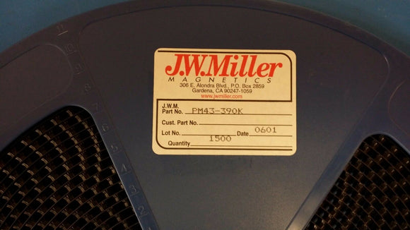 (10 PCS) PM43-390K JW MILLER Fixed Power Inductors 39uH 10%