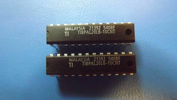 (2 PCS) TIBPAL20L8-10CNT TEXAS INSTRUMENTS OT PLD, 10ns, PDIP24