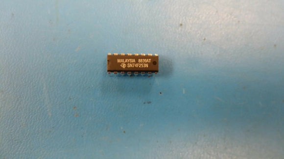 (10 PCS) SN74F253N TI Multiplexer 1-Element Bipolar 3-ST 8-IN 16-Pin PDIP
