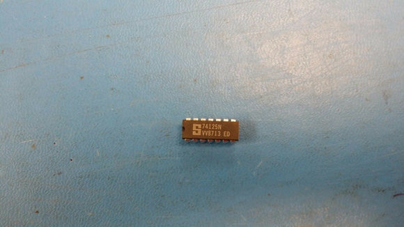 (5 PCS) 74125N SIGNETICS IC BUFF TRI-ST QD N-INV 14-DIP