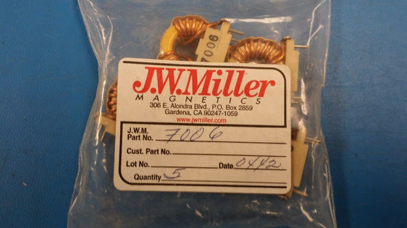 (1 PC) 7006 JW MILLER Fixed Power Inductors 6.25uH 15% 9 AMP