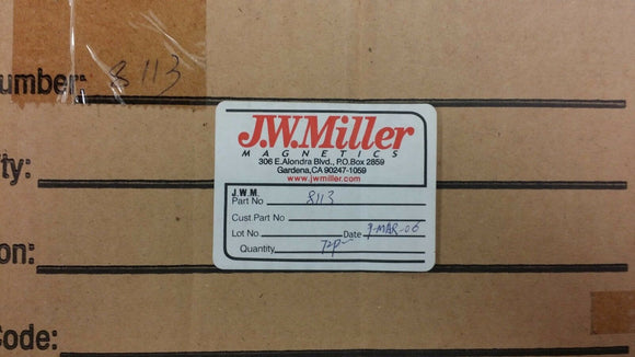 (1PC) 8113 MILLER Common Mode Chokes Dual 5mH 1kHz 8.9A 22mOhm DCR Thru-Hole PBF