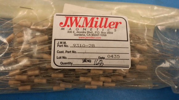 (5 PCS) 9310-28 JW MILLER Fixed R.F. Inductors Unshielded 4.7uH 10%