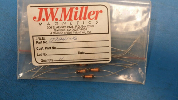 (11 PCS) 07241-16 JW MILLER Fixed RF Inductors 18uH 10%