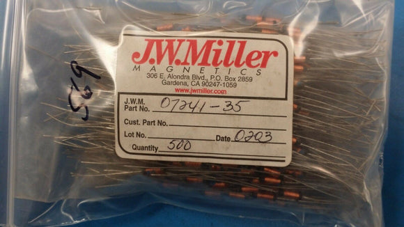 (10 PCS) 07241-35 JW MILLER Fixed RF Inductors 680uH 10%