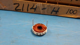(4 PCS) 2114-H JW MILLER Ind High Current Toroid 150uH 15% 1KHz 3.4A RDL