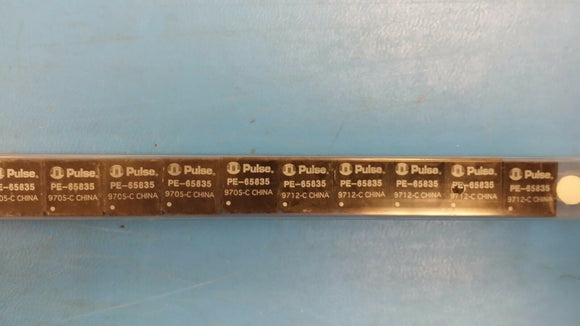(2 PCS) PE-65835 PULSE TELCOM TRANSFORMER 1CT:2CT 1.2MH