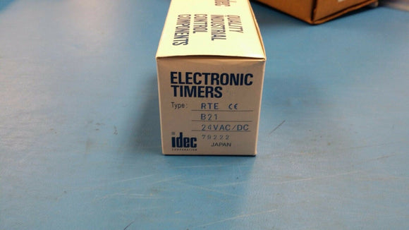(1 PC) RTE-B21-24VAC/DC idec CORP. RTE Series — Analog Timers