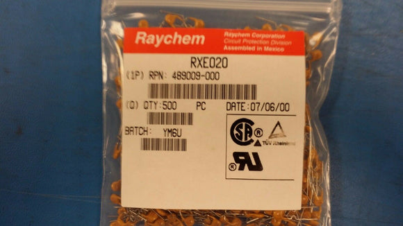 (10 PCS) RXE020 RAYCHEM PTC Resettable Fuse 40A 72V