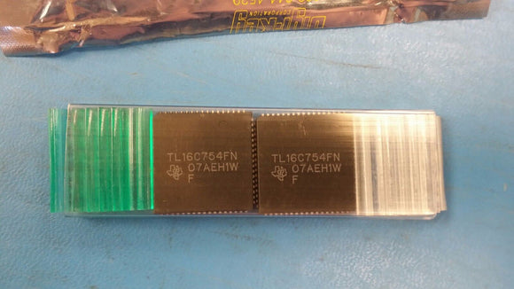 (1 PC) TL16C754FN TI UART 4-CH 64Byte FIFO 3.3V/5V 68-Pin PLCC