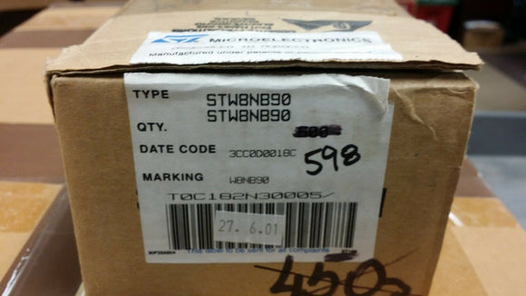 (2 PCS) STW8NB90 ST MICRO MOSFET N-CH 900V 8A