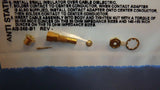 (3PCS) 2003-1551-002 PANEL MOUNT, CABLE TERMINATED, MALE, SMB CONN, CLAMP, JACK