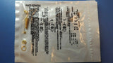(3PCS) 2003-1551-002 PANEL MOUNT, CABLE TERMINATED, MALE, SMB CONN, CLAMP, JACK