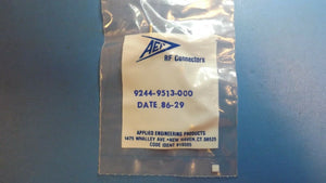 (1PC) 9244-9513-000 AEP PANEL MOUNT, FEMALE, SMA CONNECTOR, JACK