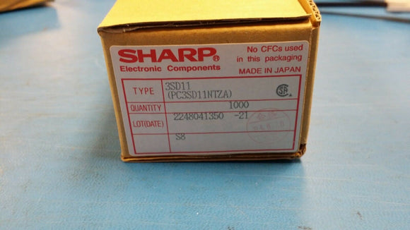 (25 PCS) PC3SD11NTZA SHARP Optocoupler Triac AC-OUT 1-CH 600VDRM 5-Pin PDIP