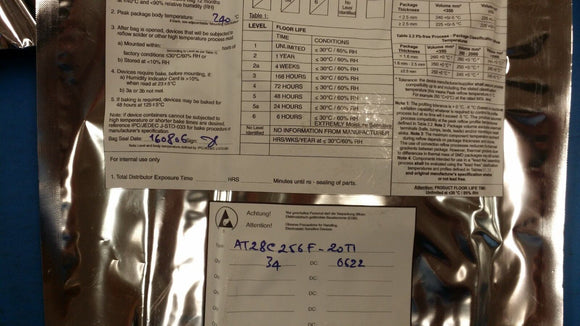 (2 PCS) AT28C256F-20TI ATMEL EEPROM 256K FAST PROG SDP- 200NS IND TEMP TSOP-28